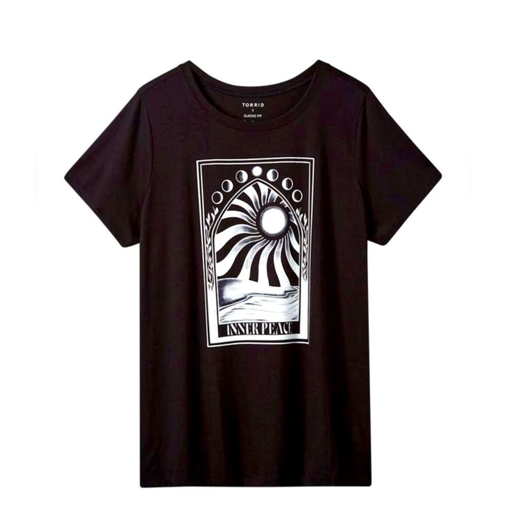 Everyday Tee - Signature Jersey Inner Peace Black Sz 5X